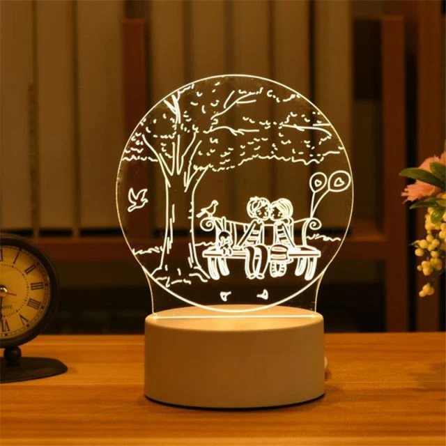 Wundervolle Deko Lampe mit Weihnacht Motiven