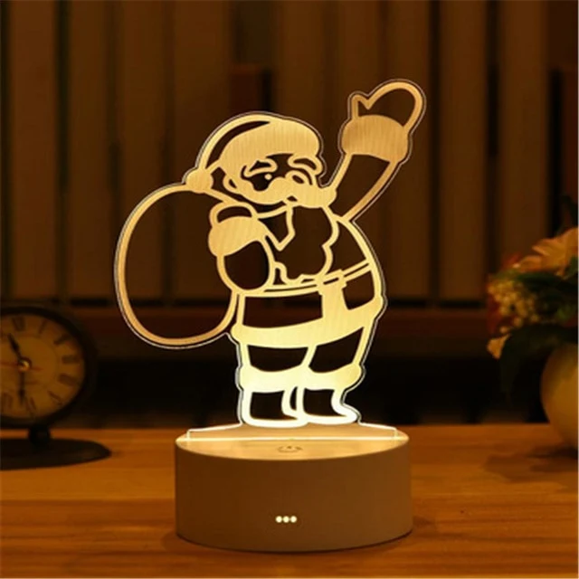 Wundervolle Deko Lampe mit Weihnacht Motiven
