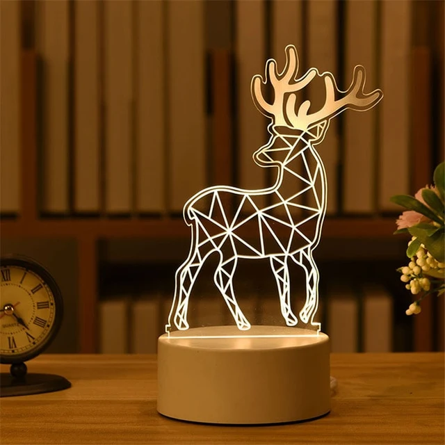 Wundervolle Deko Lampe mit Weihnacht Motiven