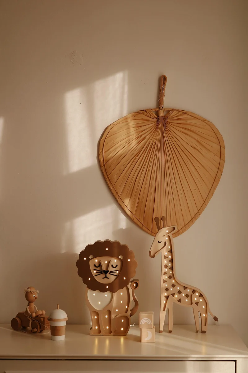 Little Lights Giraffe Night Light | Savannah Beige