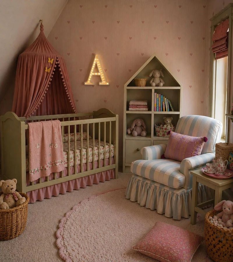 Little Lights Letter A Night Light | White