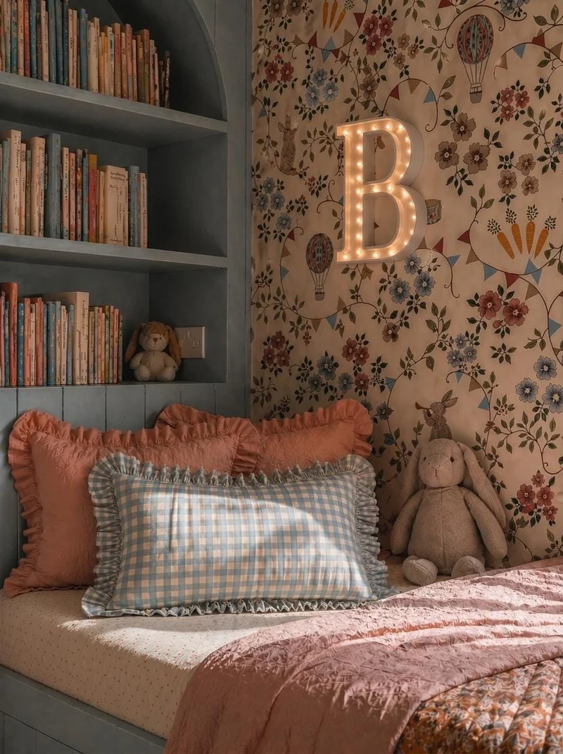 Little Lights Letter B Night Light | White