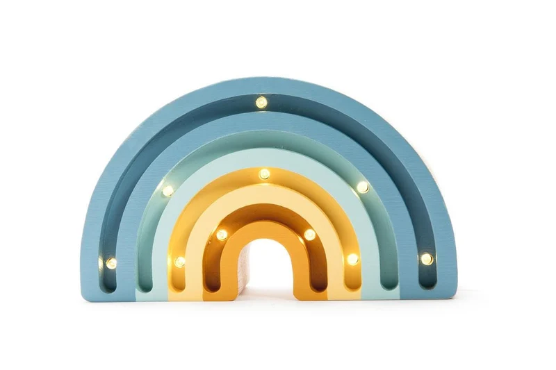 Little Lights Rainbow Mini Night Lights | Denim