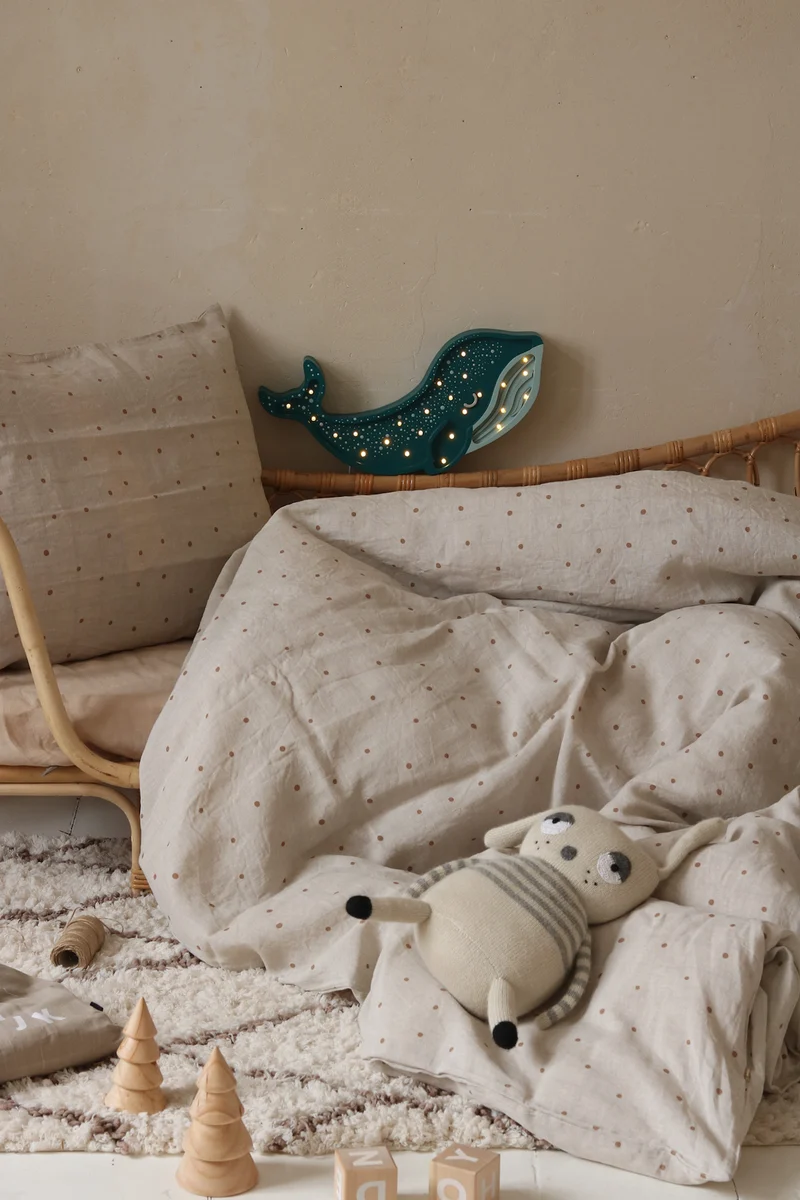 Little Lights Whale Night Light | Galaxy Teal
