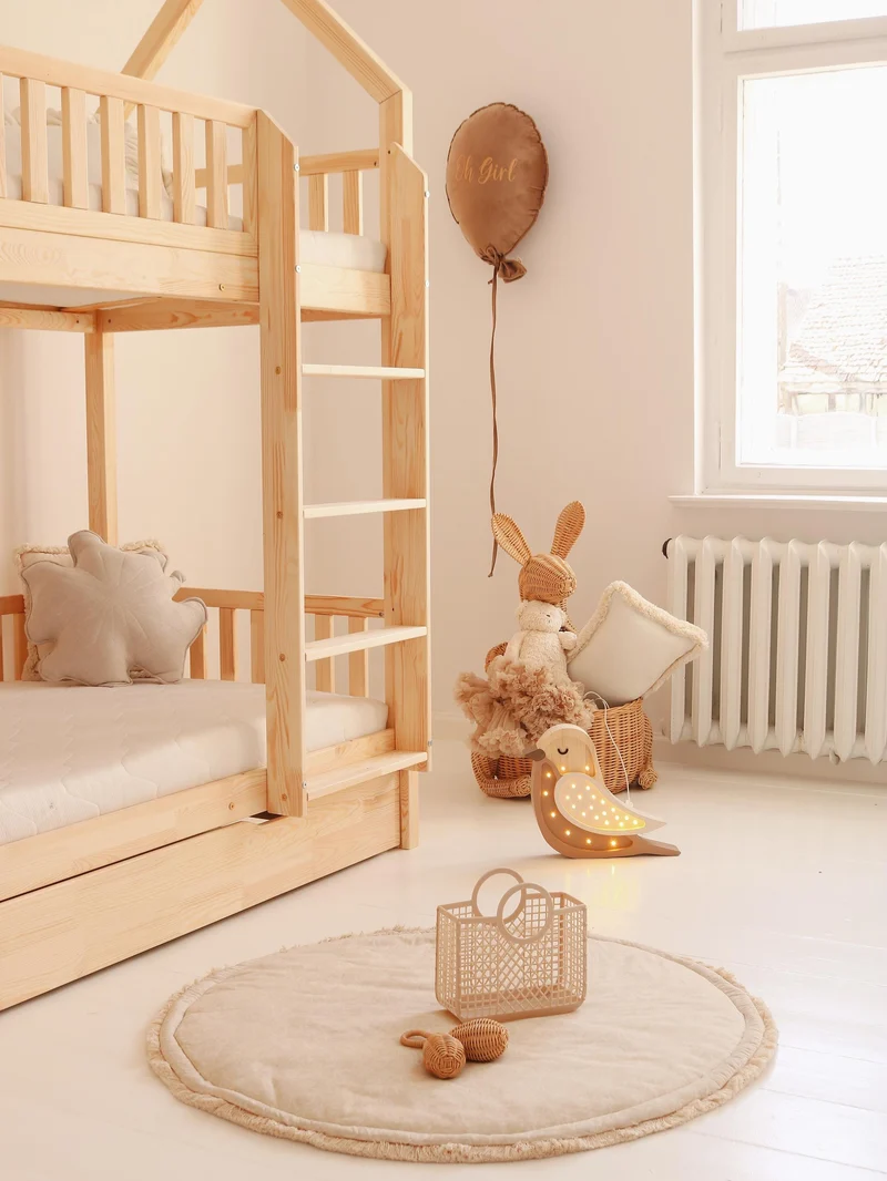 Little Lights Bird Night Light | Coffee Wood