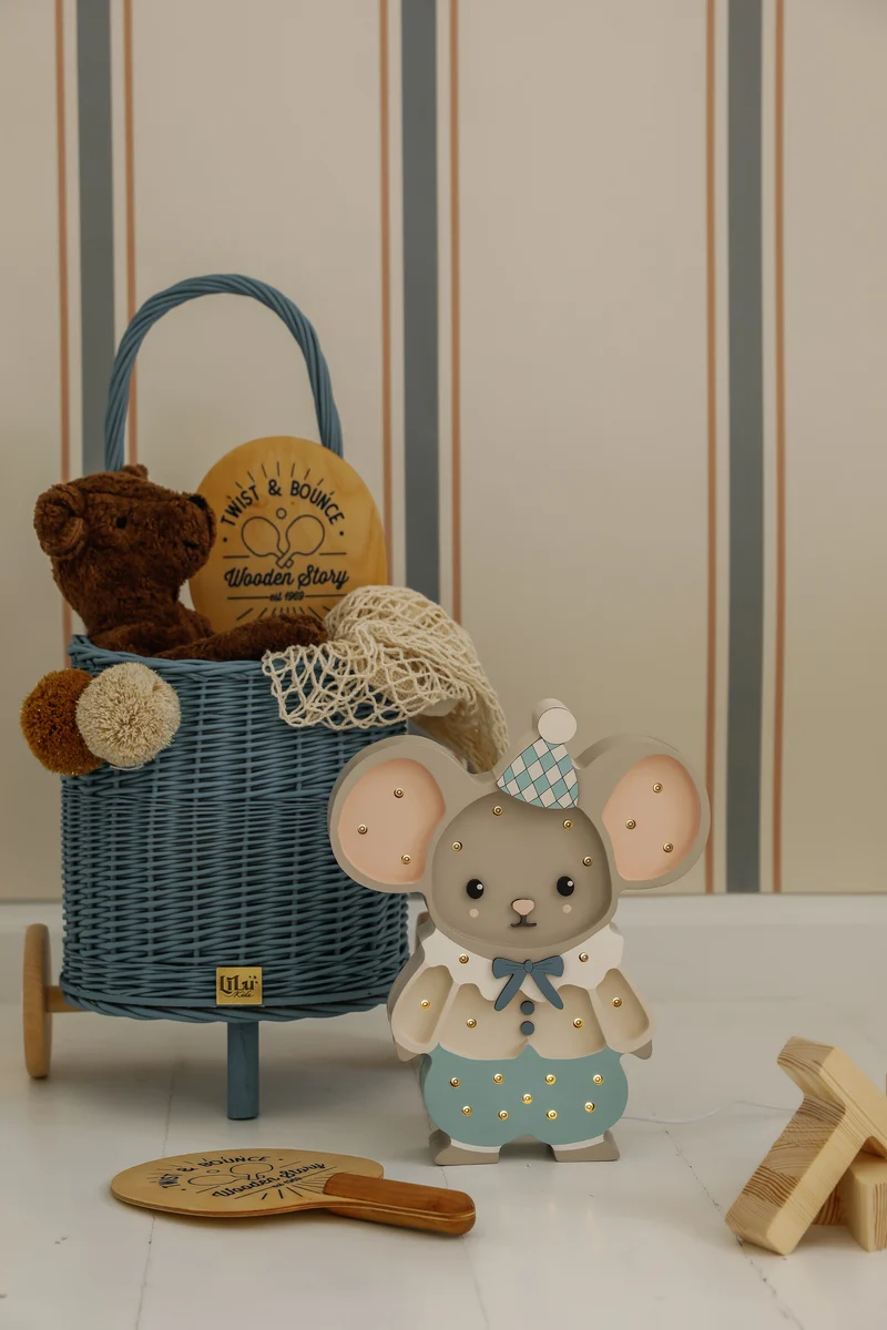 Little Lights Felix the Mouse | Cloudy Blue