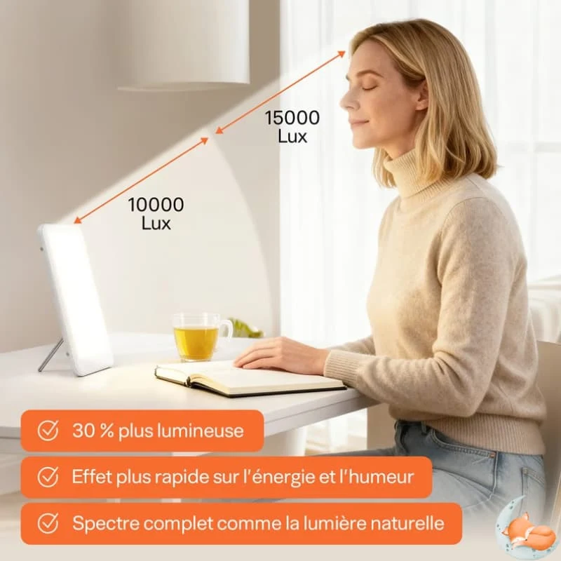 Lampe de luminothérapie LumiRise
