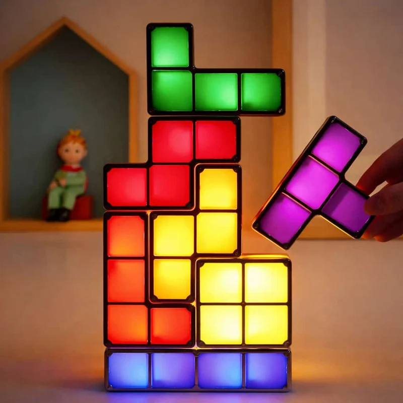 Veilleuse Tetris tangram