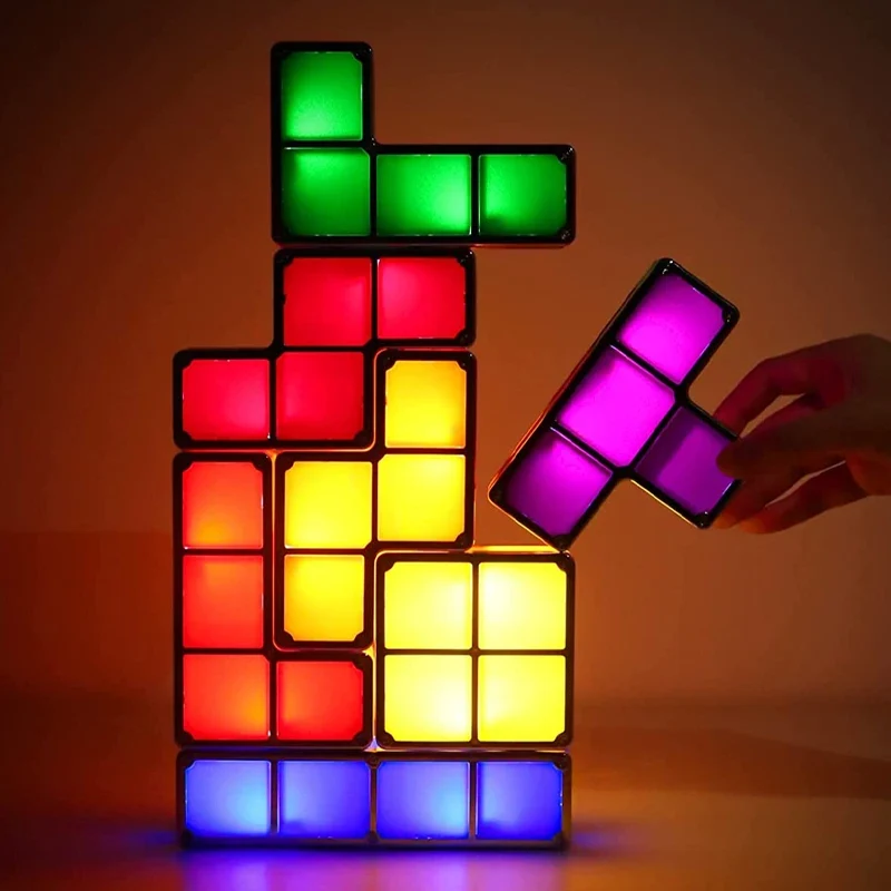 Veilleuse Tetris tangram