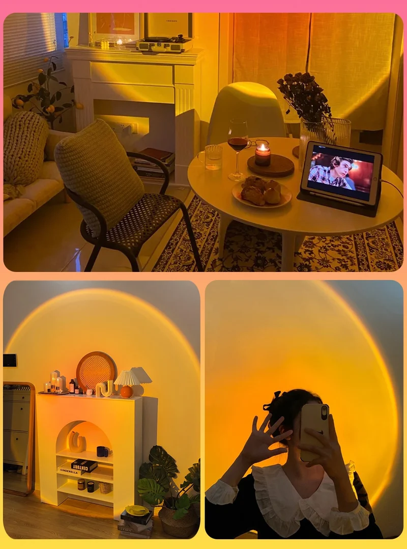 Sonnenuntergang Sunset Lampe für gute Laune