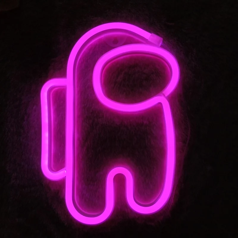 Among us Neon Wand Lampe Licht