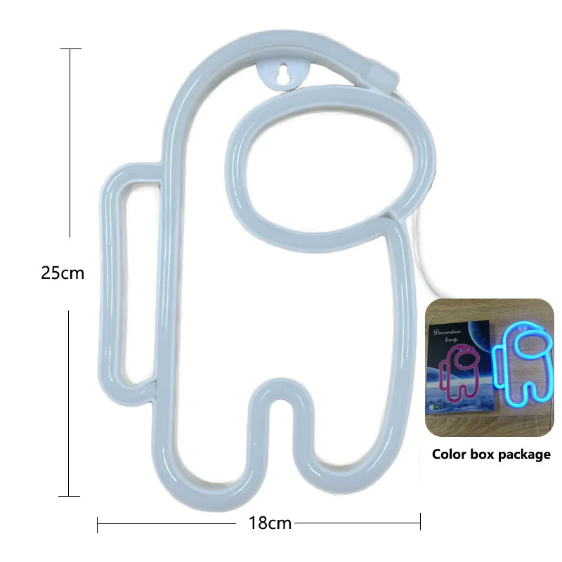 Among us Neon Wand Lampe Licht