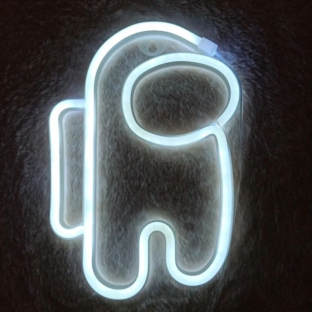 Among us Neon Wand Lampe Licht