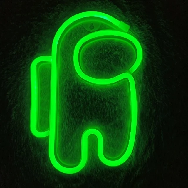 Among us Neon Wand Lampe Licht