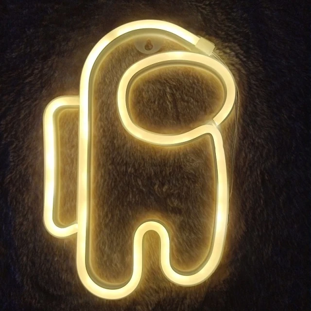 Among us Neon Wand Lampe Licht