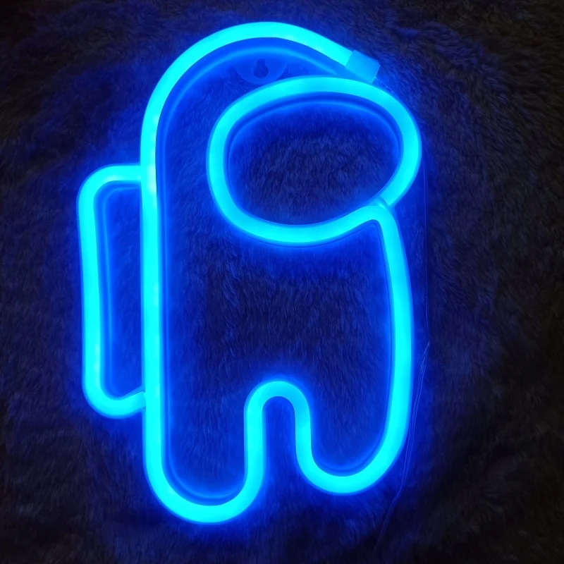 Among us Neon Wand Lampe Licht