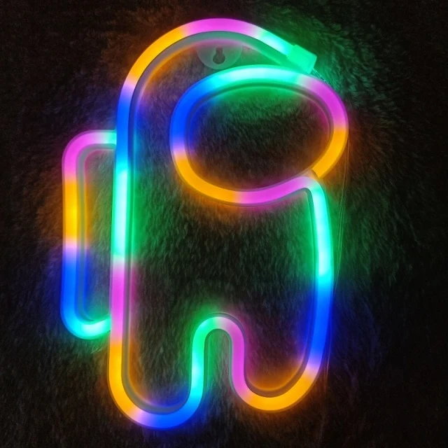 Among us Neon Wand Lampe Licht
