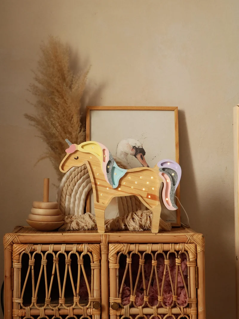 Little Lights Unicorn Night Light | Wood