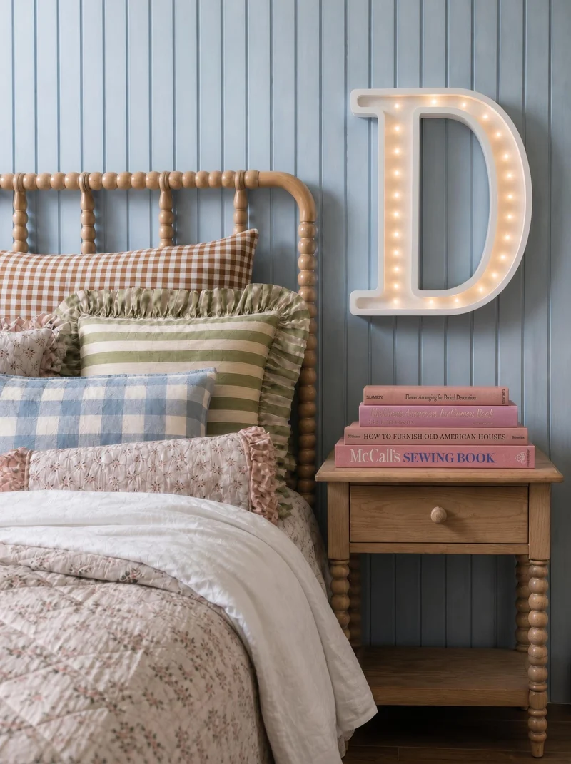 Little Lights Letter D Night Light | White