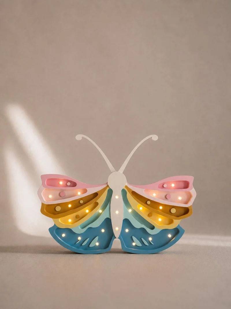 Little Lights Butterfly Night Light | Retro Rainbow