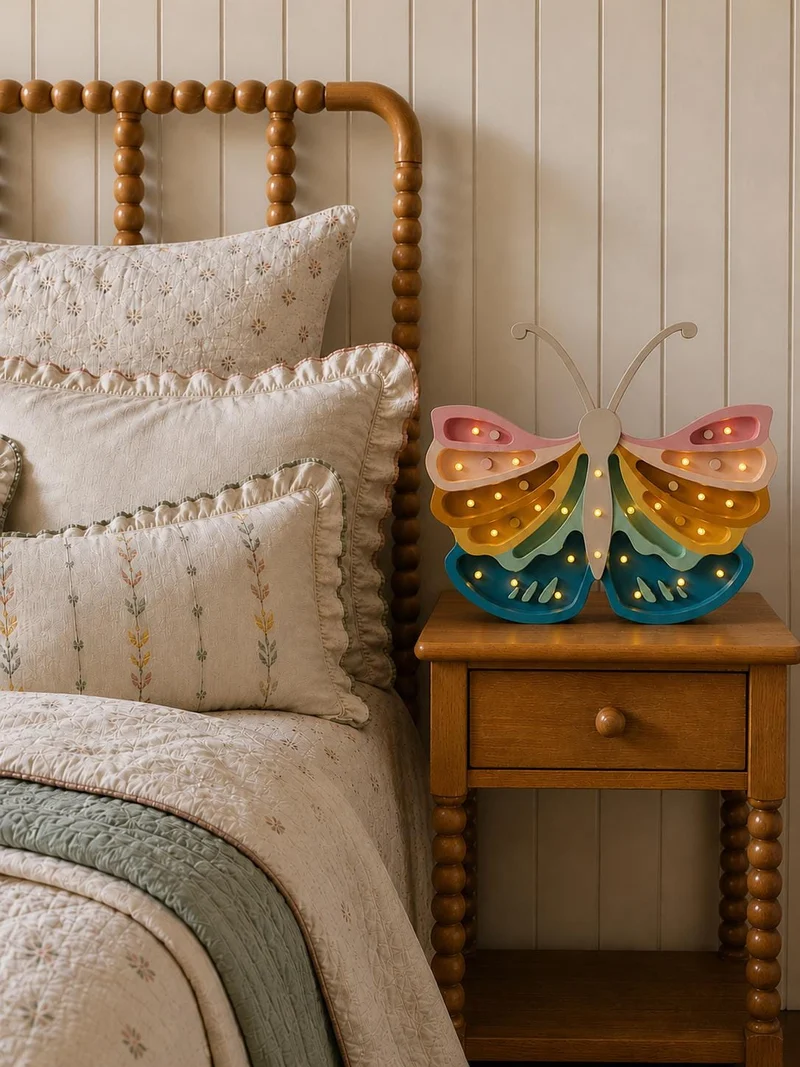 Little Lights Butterfly Night Light | Retro Rainbow