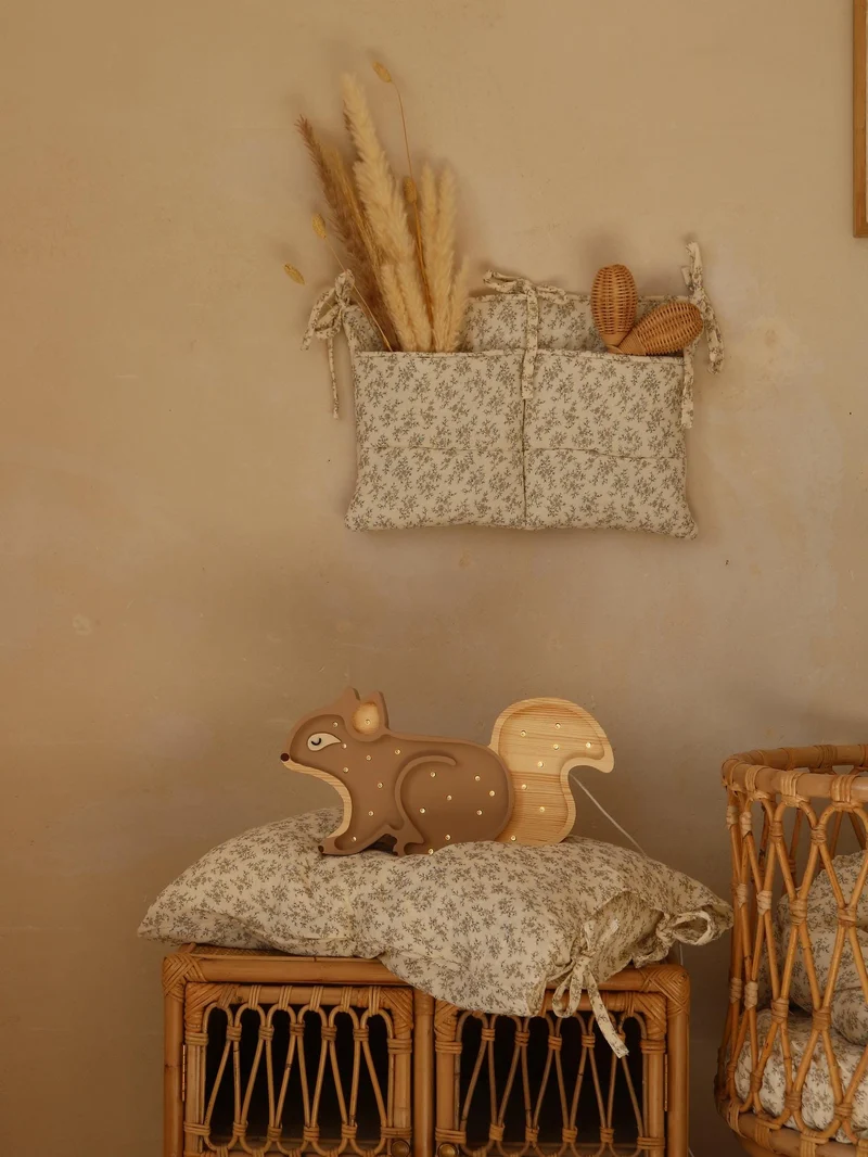 Little Lights Squirrel Night Light | Cappuccino Wood