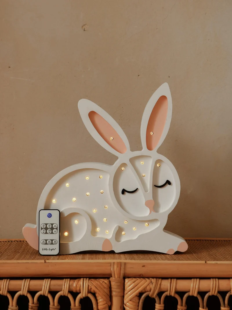Little Lights Bunny Night Light | Snow White