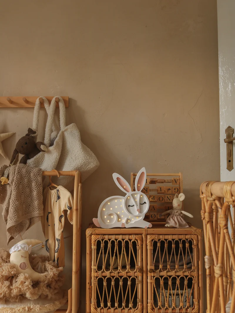 Little Lights Bunny Night Light | Snow White