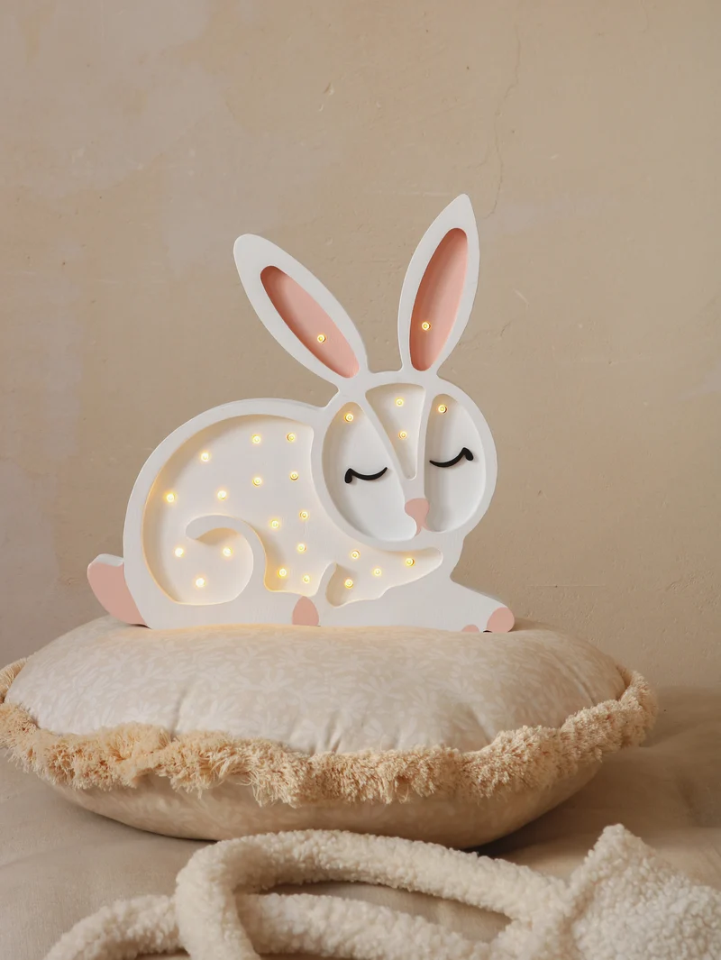 Little Lights Bunny Night Light | Snow White