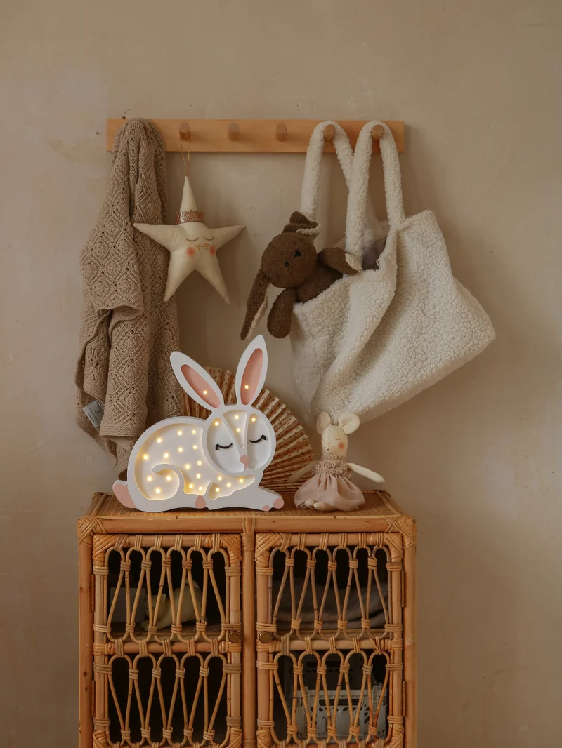 Little Lights Bunny Night Light | Snow White
