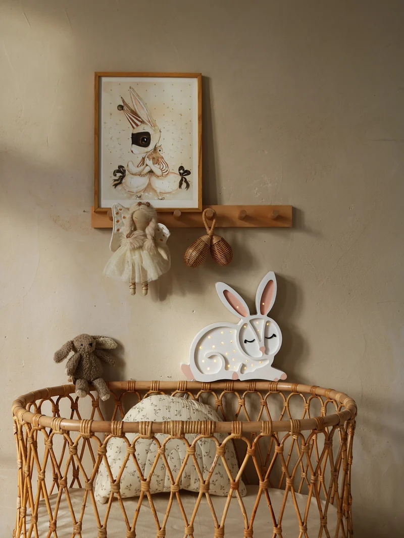 Little Lights Bunny Night Light | Snow White