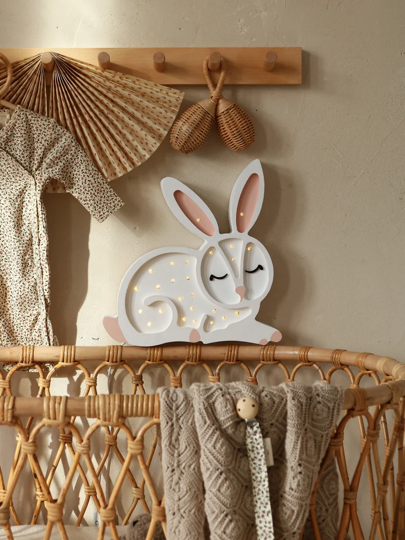 Little Lights Bunny Night Light | Snow White