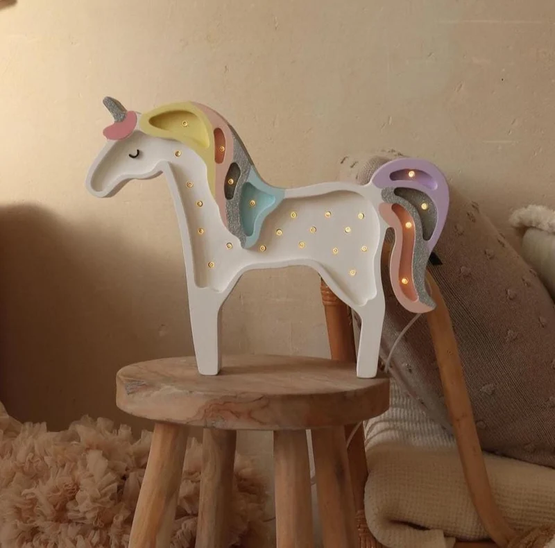 Little Lights Unicorn Night Light | Magic Rainbow