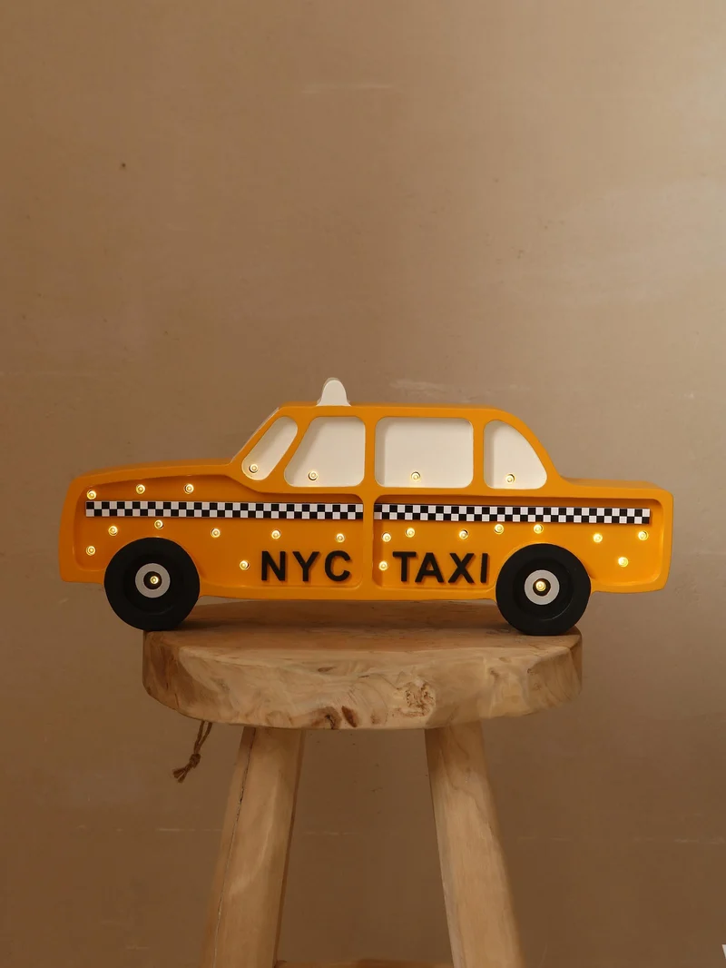 Little Lights NYC Taxi Night Light | Manhattan Yellow