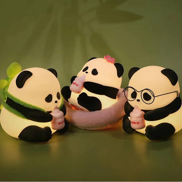 Veilleuse panda silicone