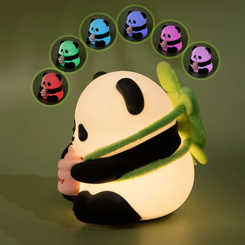 Veilleuse panda silicone