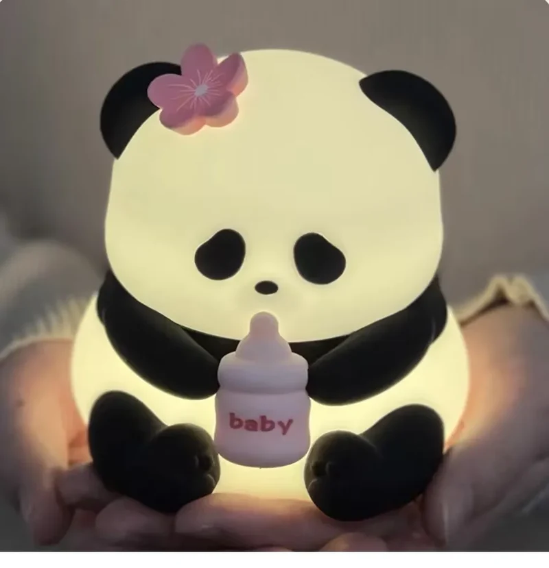 Veilleuse panda silicone