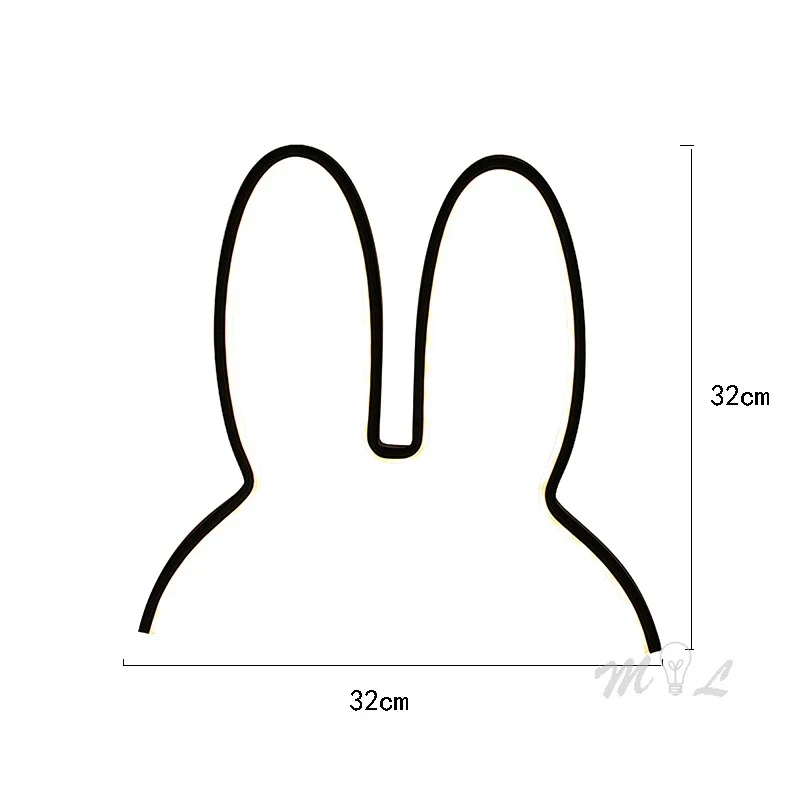 Applique murale lapin