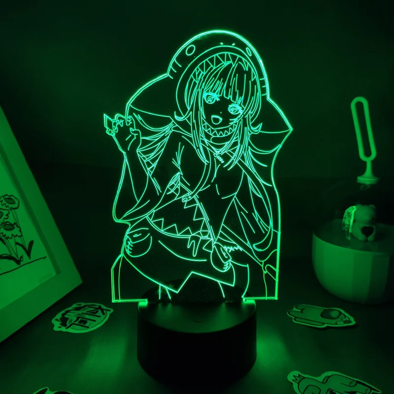 Genshin Impact Nacht Lichter Deko Lampen mit 3D Effekt - viele Motive