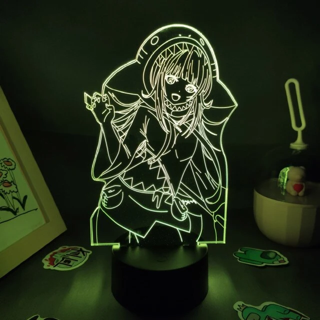 Genshin Impact Nacht Lichter Deko Lampen mit 3D Effekt - viele Motive