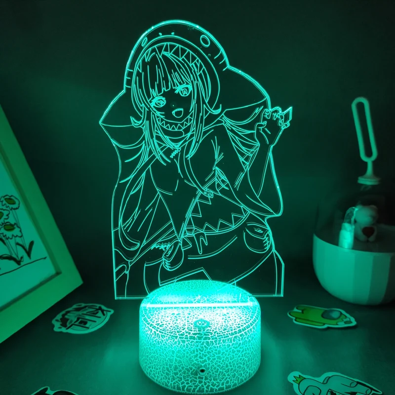 Genshin Impact Nacht Lichter Deko Lampen mit 3D Effekt - viele Motive