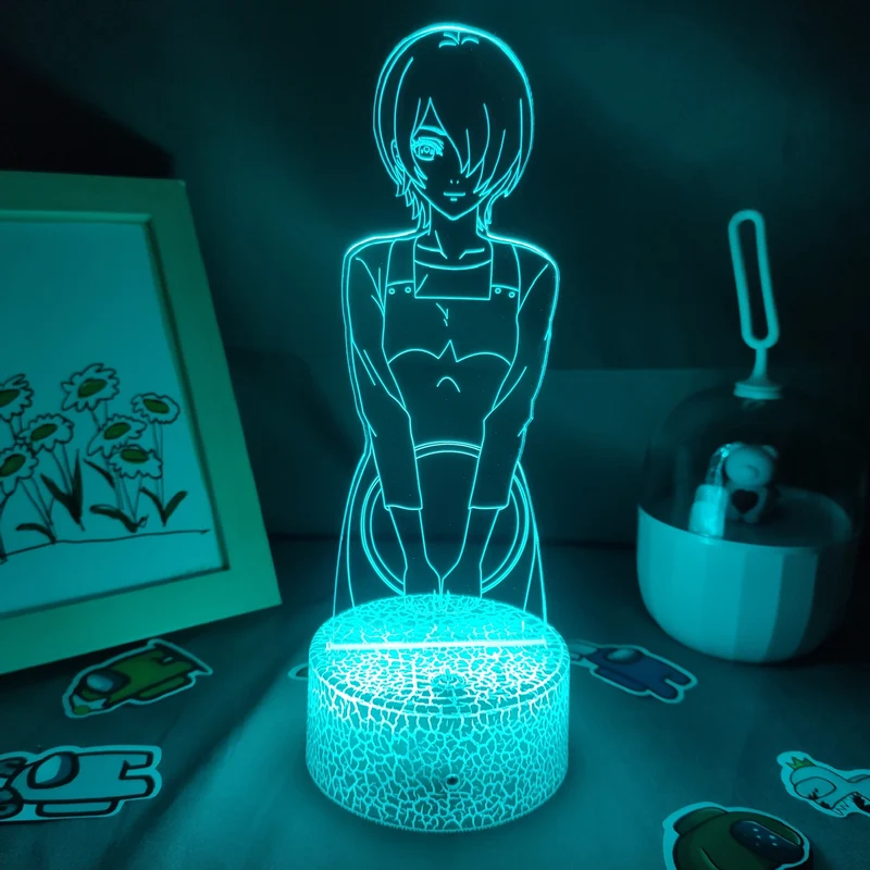 Tokyo Ghoul Kaneki Ken 3D LED Lampe mit wechselnden Farben
