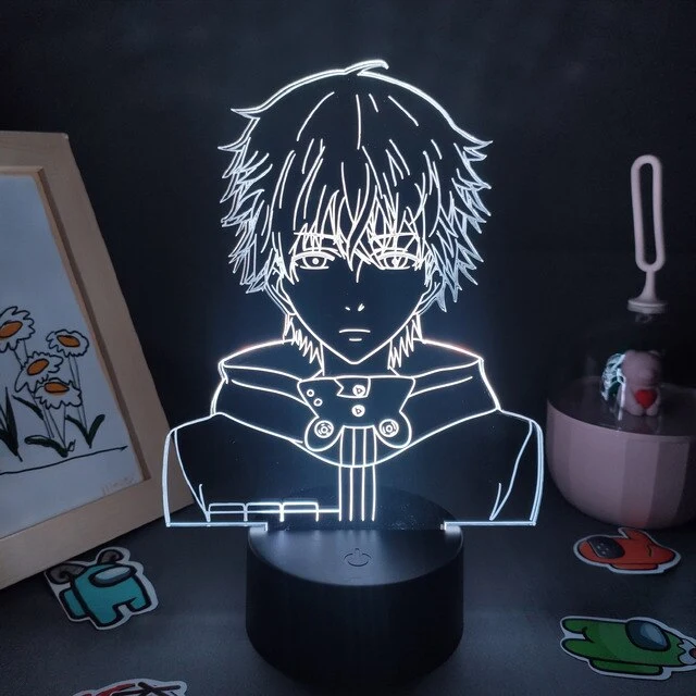 Tokyo Ghoul Kaneki Ken 3D LED Lampe mit wechselnden Farben