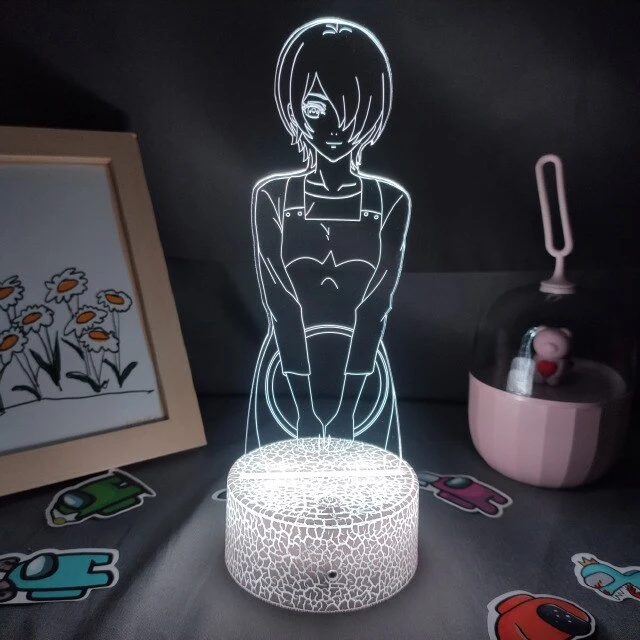 Tokyo Ghoul Kaneki Ken 3D LED Lampe mit wechselnden Farben