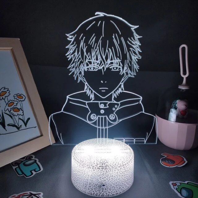 Tokyo Ghoul Kaneki Ken 3D LED Lampe mit wechselnden Farben