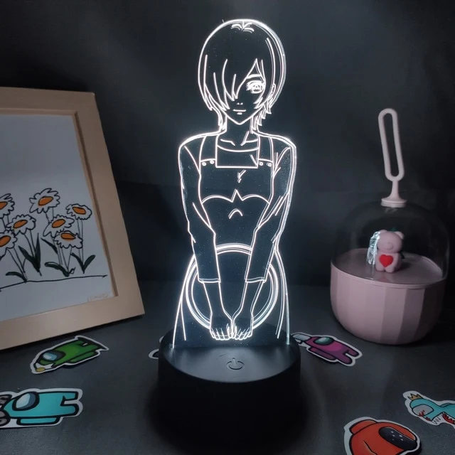Tokyo Ghoul Kaneki Ken 3D LED Lampe mit wechselnden Farben