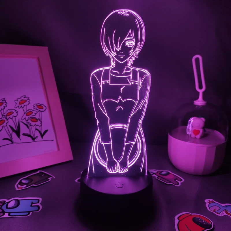 Tokyo Ghoul Kaneki Ken 3D LED Lampe mit wechselnden Farben