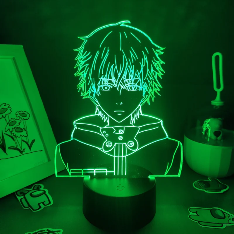 Tokyo Ghoul Kaneki Ken 3D LED Lampe mit wechselnden Farben