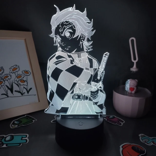 Demon Slayer Tanjiro Kamado 3D Nachtlampe Nacht Licht