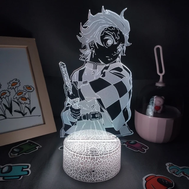 Demon Slayer Tanjiro Kamado 3D Nachtlampe Nacht Licht